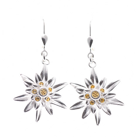 Goettgen Ohrhänger 925 Silber Tracht Edelweiss günstig online kaufen
