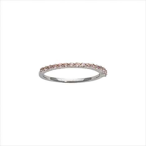 SIGO Ring 925 Silber rosa Größe 58