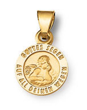 Anhänger Engel 585 Gelbgold Lümmel/GSD 8 mm