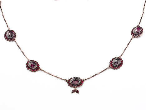 Collier Granat 925