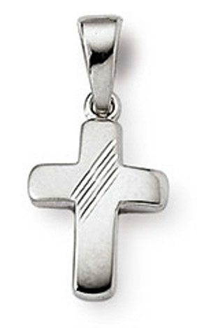 SIGO Anhänger Kreuz 925 Silber 12 mm