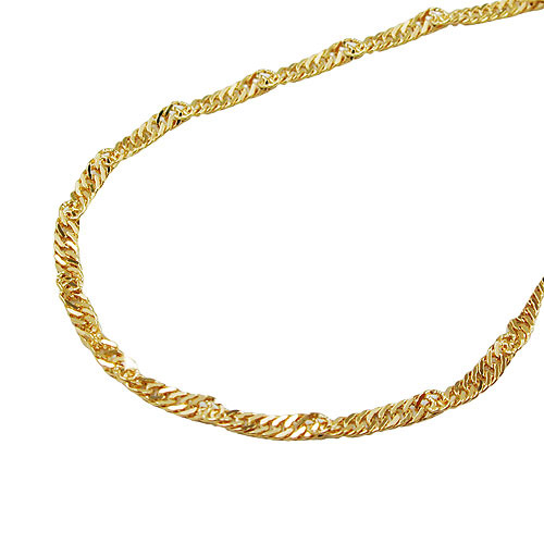 Ring Sun günstig Kaufen-SIGO Kette, Singapurkette 42cm, Gold 585. SIGO Kette, Singapurkette 42cm, Gold 585 <![CDATA[Abmessung: 1,3mmLänge: 42cmGewicht: 1,22gLegierung: 585/000 Gold, 14 KaratVerschluss: FederringPreis per 1 Stck(Colfem) Die klassische Halskette wird gerne solo g