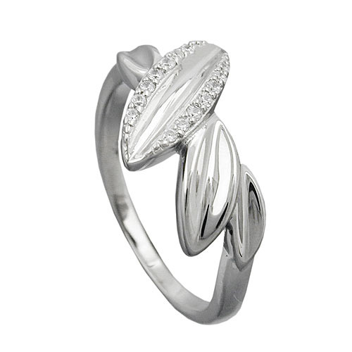 SIGO Ring, mit Zirkonia, Silber 925