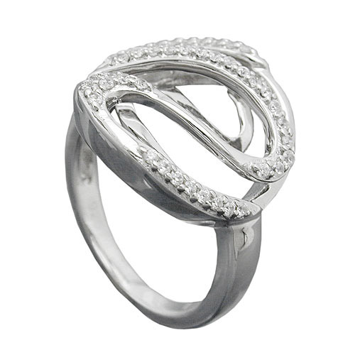 SIGO Ring, mit vielen Zirkonia, Silber 925