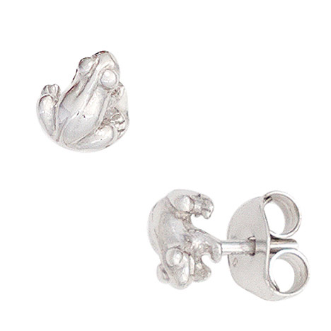 Ohrstecker Frosch Türkis Ohrring Sterling Silber für Kinder und Damen