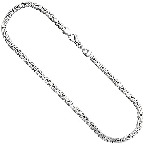 SIGO Königskette 925 Sterling Silber 5,9 mm 60 cm Halskette Kette Silberkette