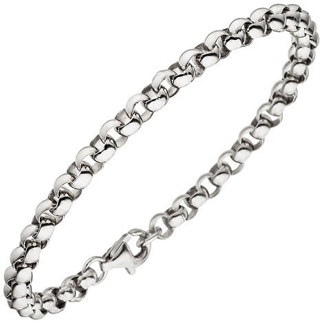 SIGO Erbsarmband 925 Sterling Silber 21 cm Armband Silberarmband