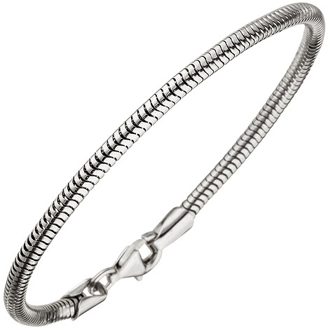 SIGO Schlangenarmband 925 Sterling Silber 19 cm Armband Silberarmband