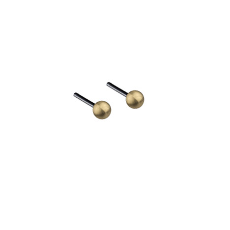 Ohrstecker, Stahlkugel 3 mm