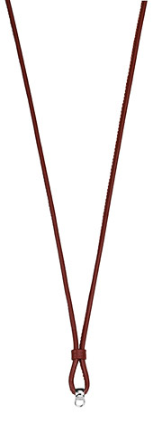 Esprit Kette Charm-Öse 925 Silber Soft Leather Red