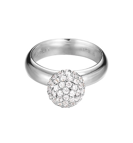 Esprit Ring 925 Silber Glam sphere Zirkonia, 53 - 16,9