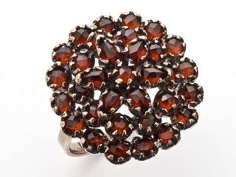 Goettgen Ring Granat 925