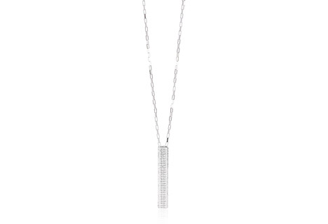 Sif Jakobs Halskette 925 Silber Bacoli mit weißen Zirkonia