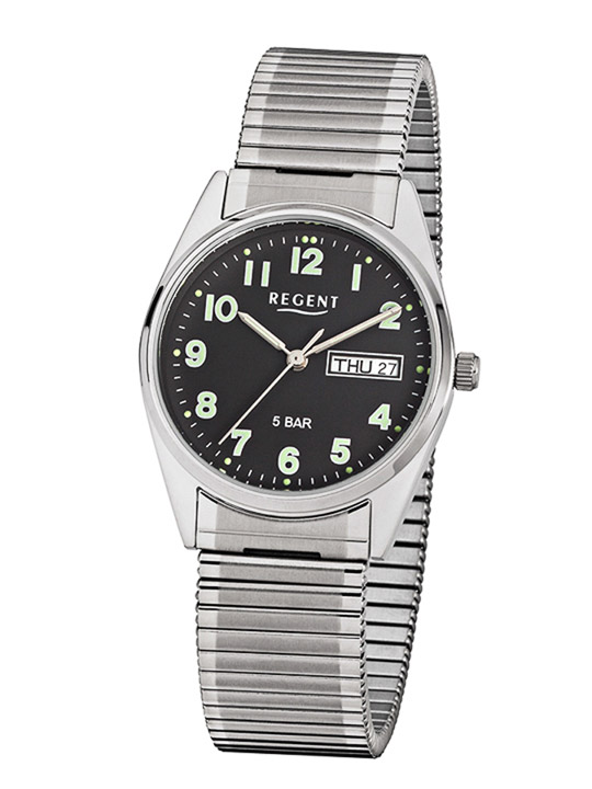 Armbanduhr Herren Edelstahl Metallzugband