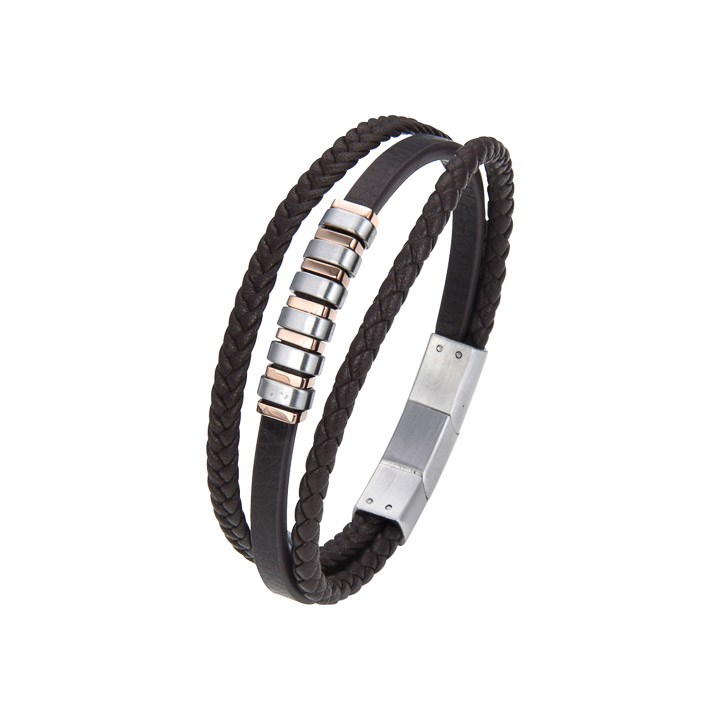 Lederarmband braun