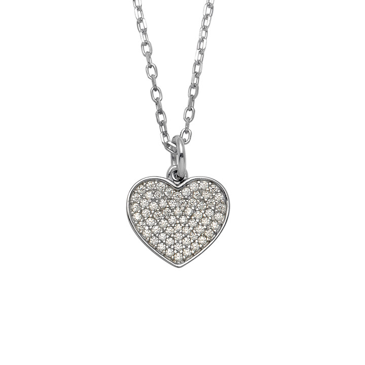 Collier 925 Silber Herz