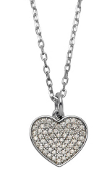 Collier 925 Silber Herz