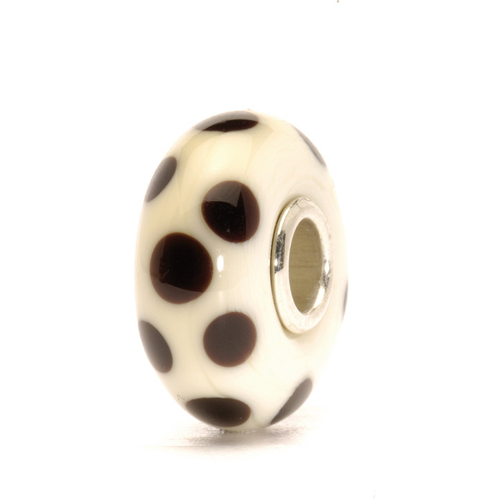 Bead 925 Silber Braune Tupfen