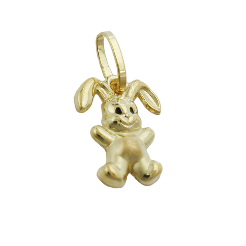 Anhänger, Hase, Gold 375