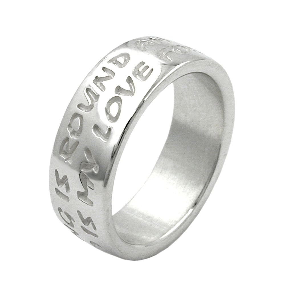 Ring, LOVE HAS NO END, Silber 925