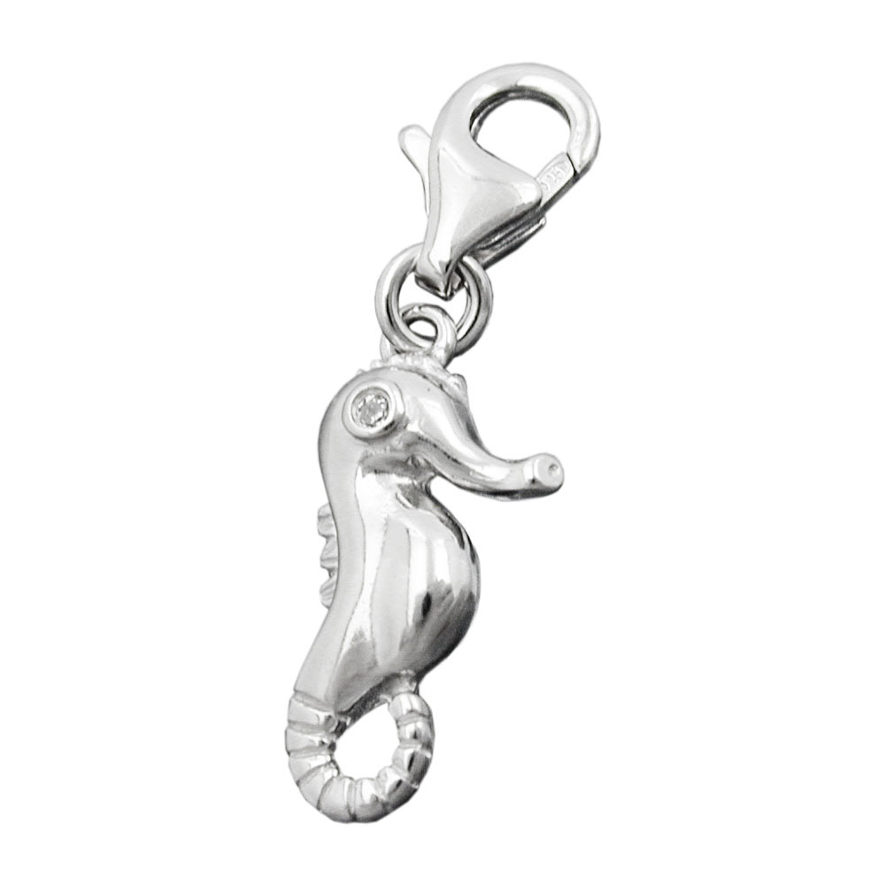 Charm Seepferdchen, Silber 925