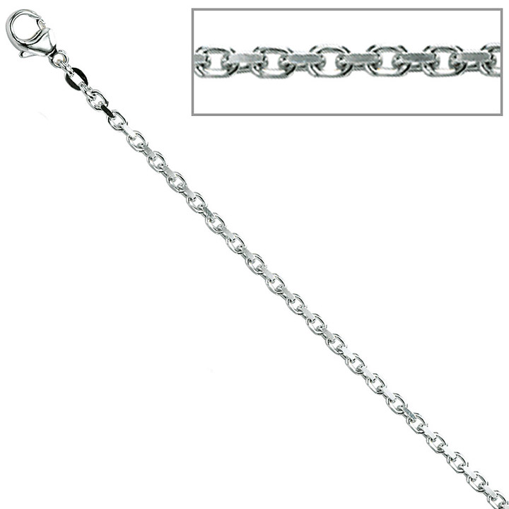 4342 Echtsilber Silber Kette Silberkette Halskette Ankerkette aus 925er Silber
