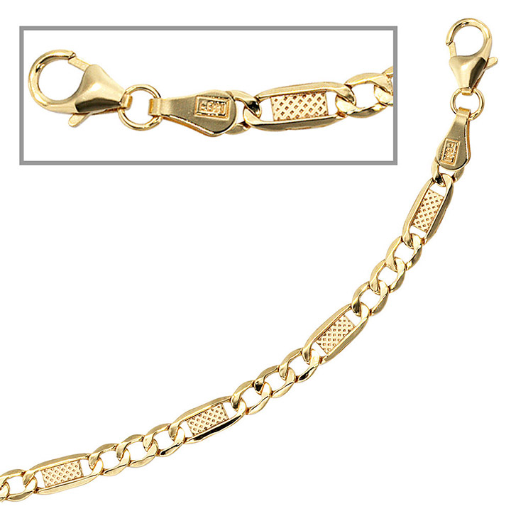 Armband 333 Gold Gelbgold 19 cm Goldarmband Karabiner