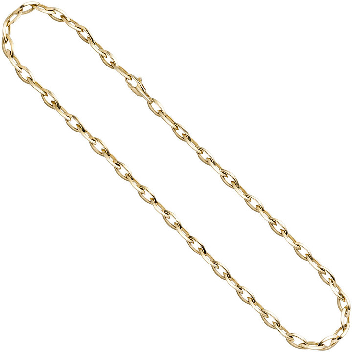 Halskette Kette 585 Gelbgold 45 cm Goldkette Karabiner