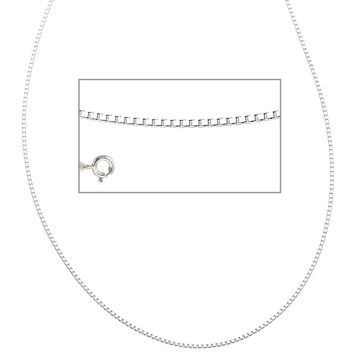 Venezianerkette 925 Sterling Silber 1,2 mm 36 cm Halskette Kette Silberkette