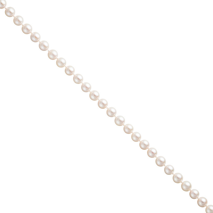 Schnur Akoya Perlen weiß Durchmesser ca. 7-7,5 mm ohne Schließe