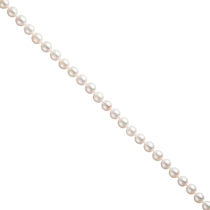 Schnur Akoya Perlen weiß Durchmesser ca. 7,5-8 mm ohne Schließe