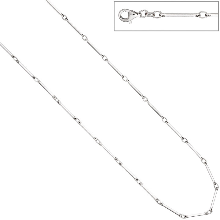 Collier Halskette 925 Sterling Silber 42 cm Kette Silberkette