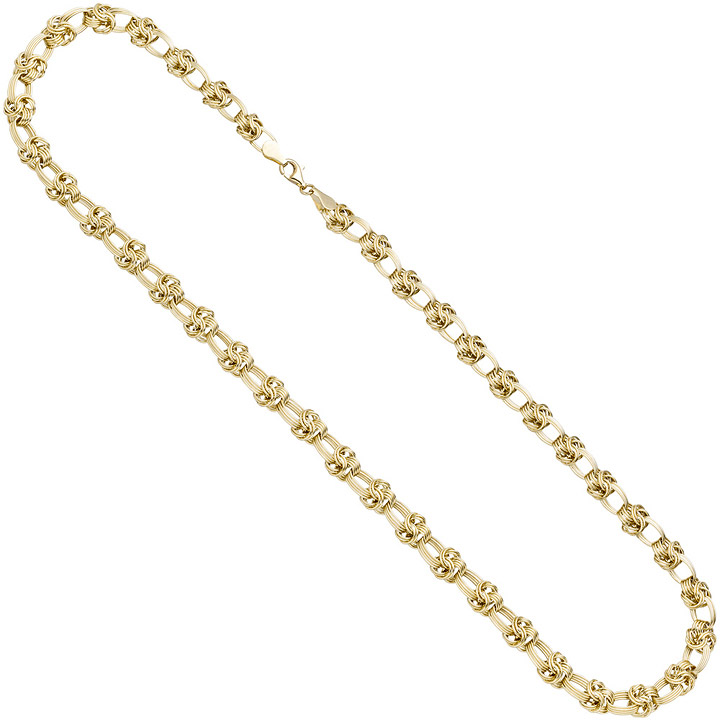 Halskette Kette 375 Gold Gelbgold 46 cm Goldkette Karabiner