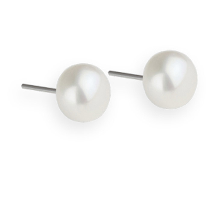Ohrstecker, Button-Perle ca. 10 mm