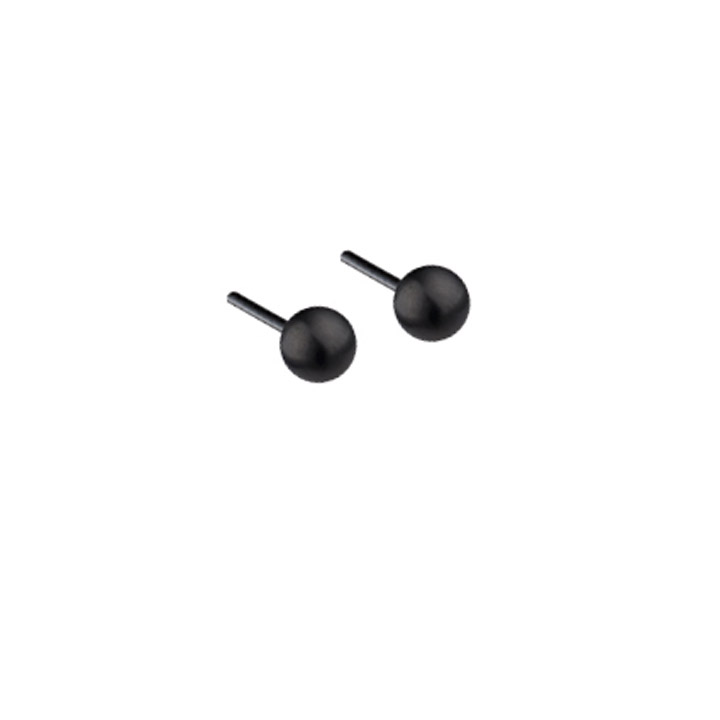Ohrstecker, Stahlkugel 4 mm