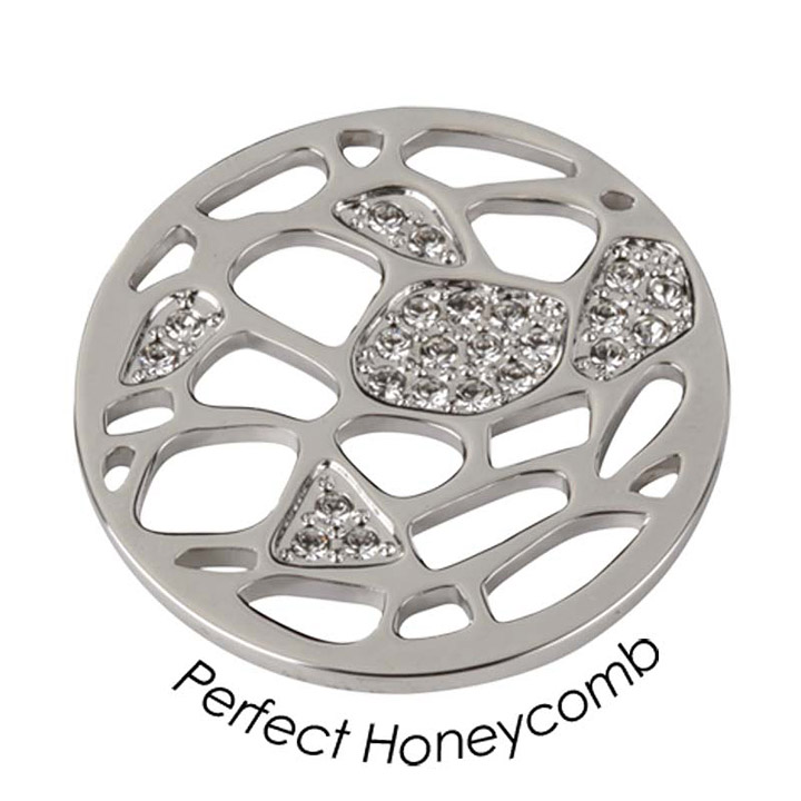 Wechsel-Münze Perfect Honeycomb, Edelstahl, L