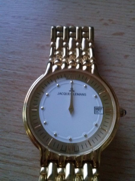 Jacques lemans 10 mic gold plated deals
