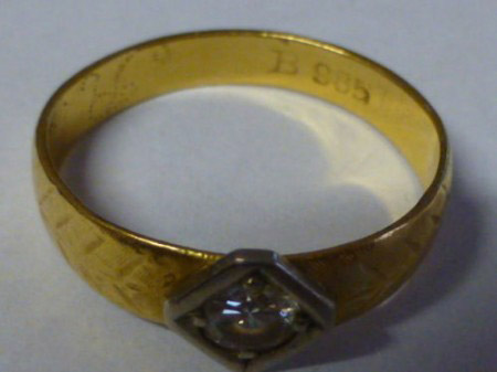Antiker Ring 985 Kennt Jemand Die Bedeutung Des Buchstaben B