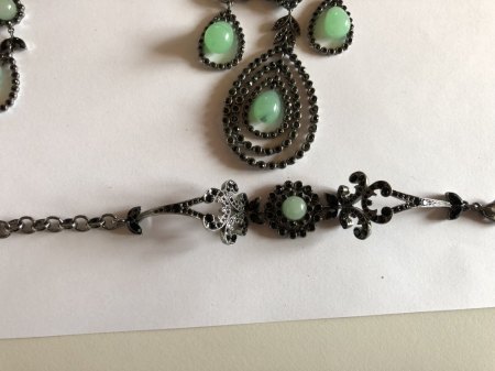 Dior Set Halskette, Armband und Ohrringe