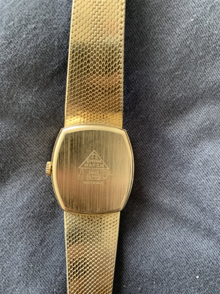 Goldene Omega Vintage 750 18k Gold echt Schmuckforum Wissen rund um Schmuck