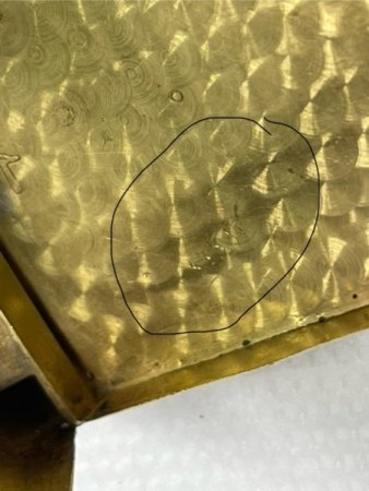 Alte Uhr in Gold