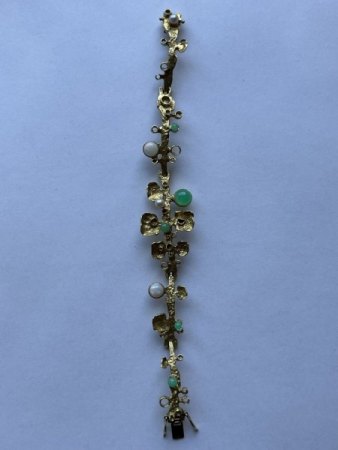 Biete relo Set Gold 585 Brutalist Vintage