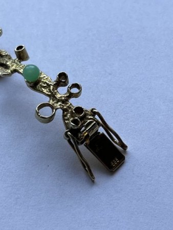 Biete relo Set Gold 585 Brutalist Vintage