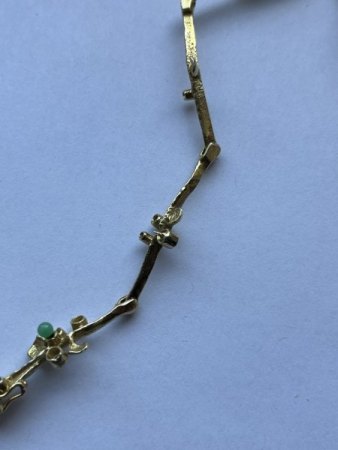 Biete relo Set Gold 585 Brutalist Vintage