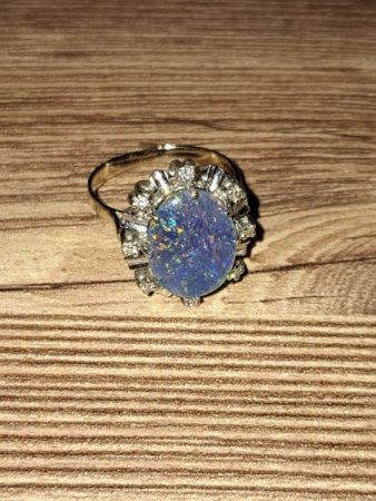 Kette und Ring mit Opal ... Materialwert oder mehr ?