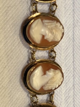 Camee Armband 14 K