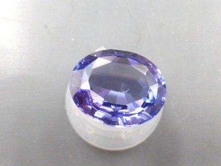 Aus uhus Werkstatt.  März 2025. Tansanit oval 9x7 mm