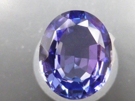 Aus uhus Werkstatt.  März 2025. Tansanit oval 9x7 mm