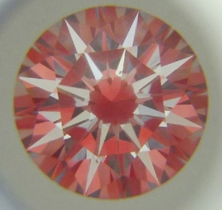 Cubic Zirconia Star Cut Hearts & Arrows bei Draufsicht erkennbare Pfeile.JPG