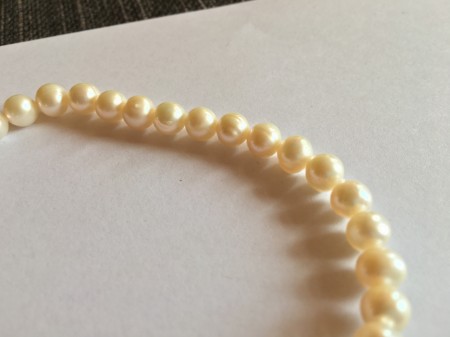 Perlenketten von meiner Oma - echt oder unecht - Kette 4 ?